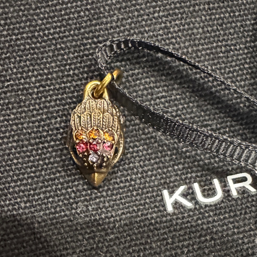 KURT GEIGER Rainbow Stripe Metallic NOTEBOOK - Picture 3 of 4
